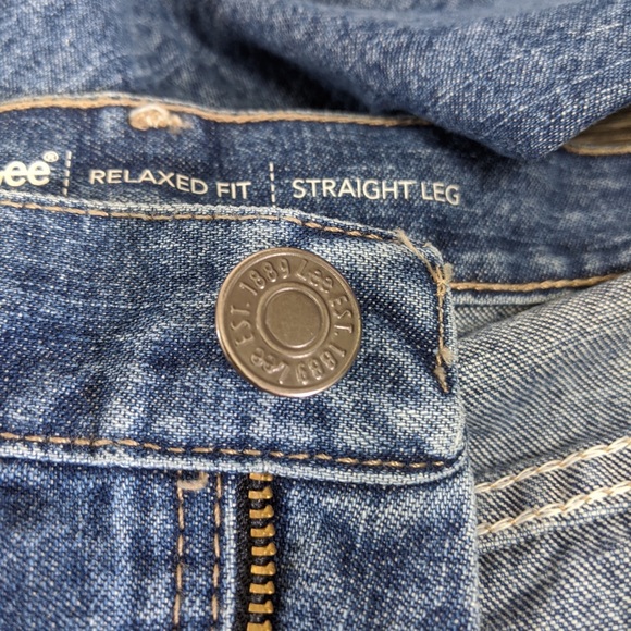 Lee 100% cotton Straight Leg Jeans - Picture 9 of 12